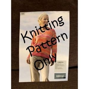 New Idena almedahls 5100 Sorbetto Pullover V Neck Sweater Knitting Pattern